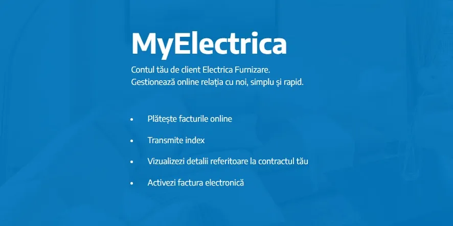 myelectrica activare cont onlien